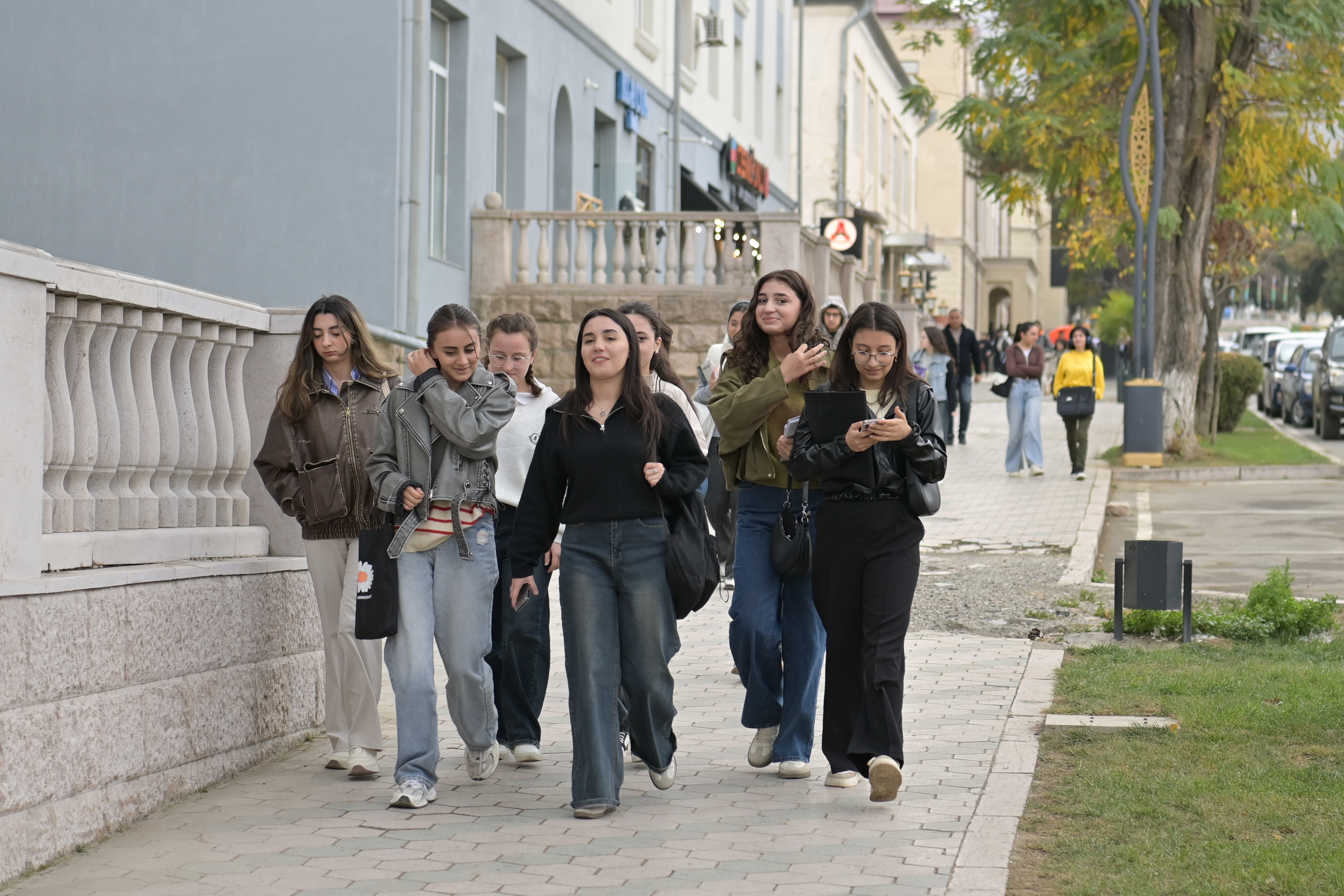 Students in the city