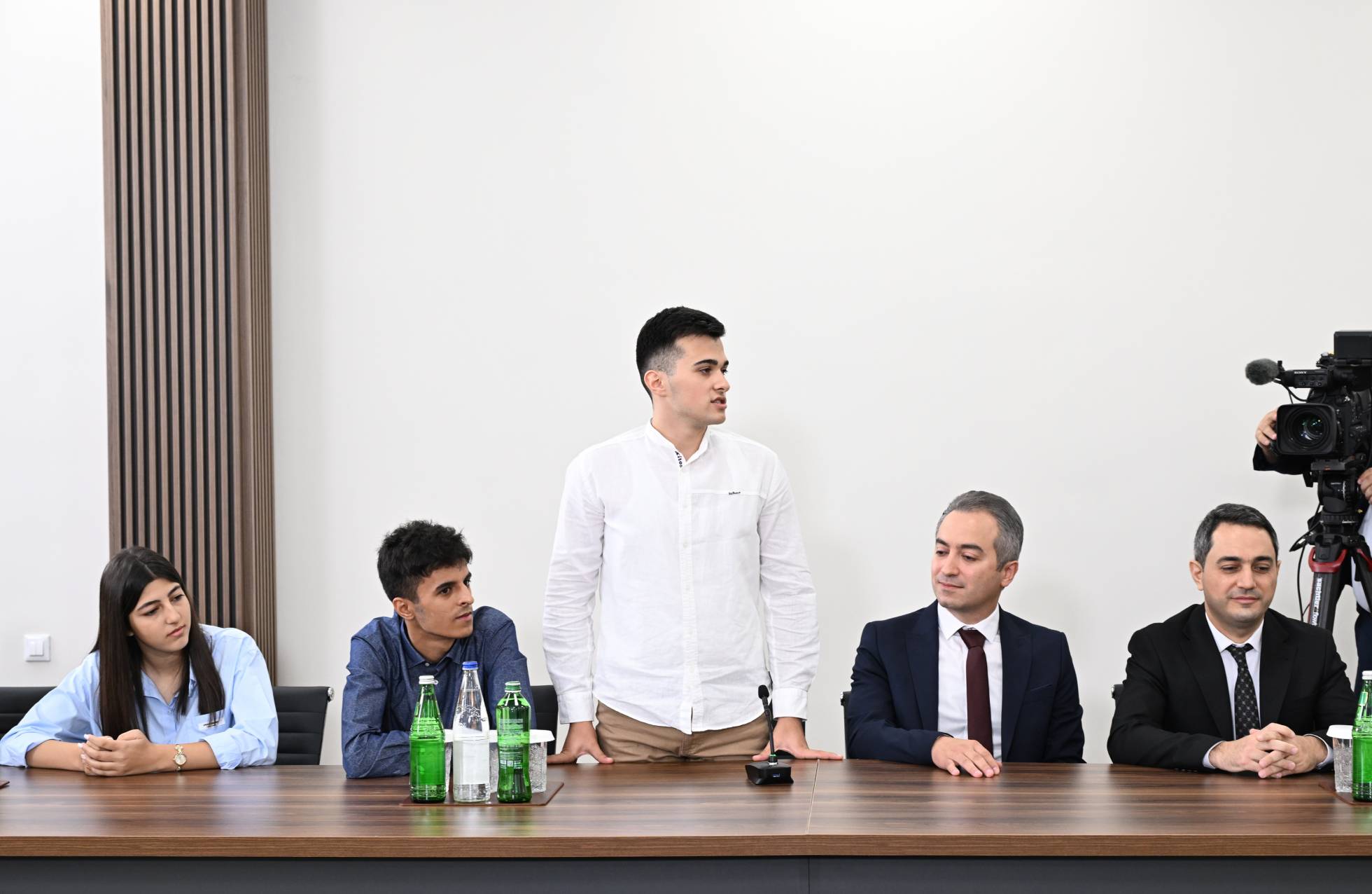 President Ilham Aliyev in the opening ceremony of Karabakh University / President.az