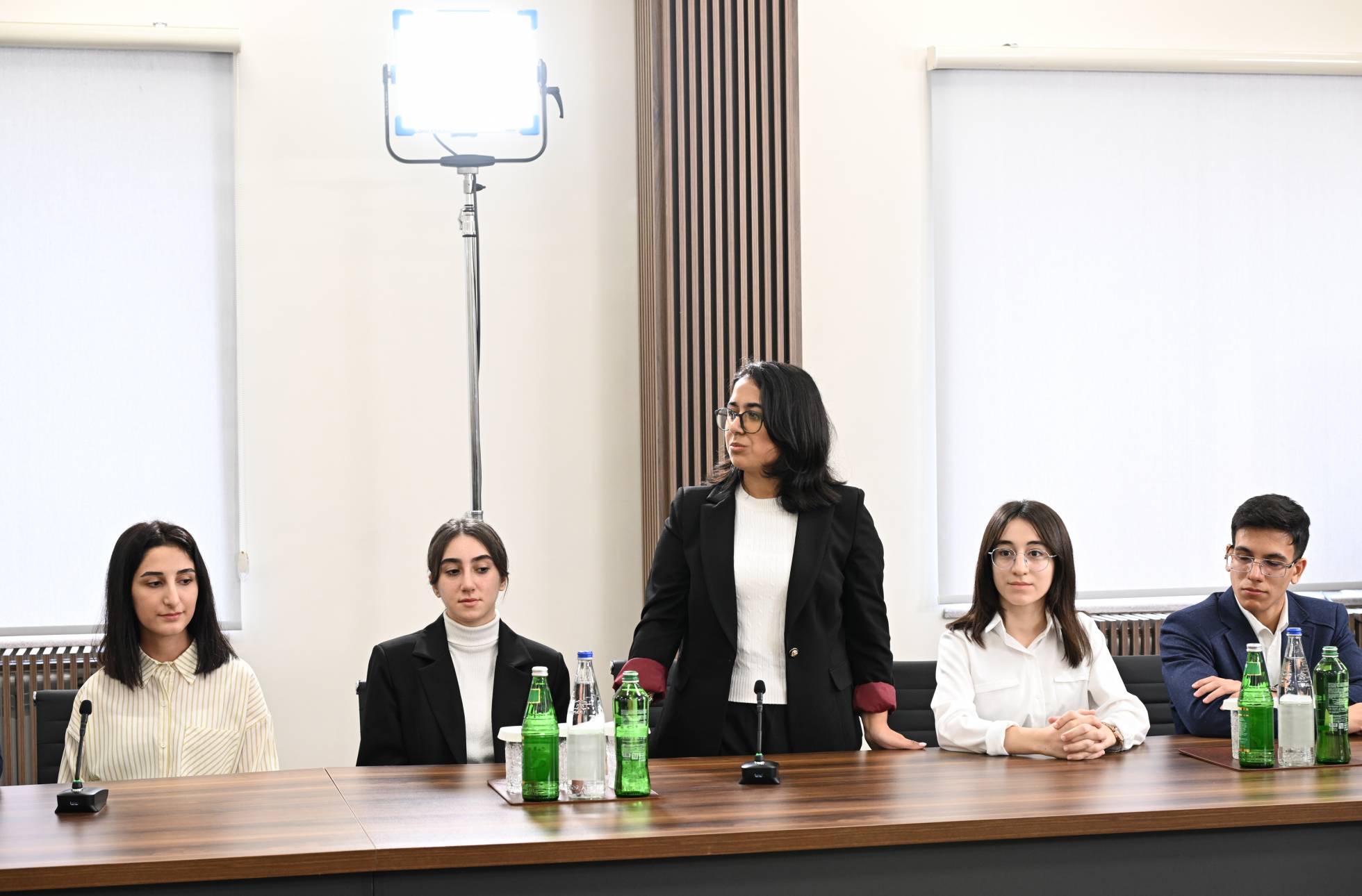President Ilham Aliyev in the opening ceremony of Karabakh University / President.az