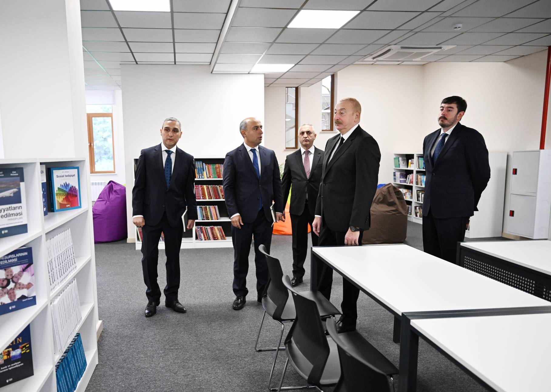 President Ilham Aliyev in the opening ceremony of Karabakh University / President.az