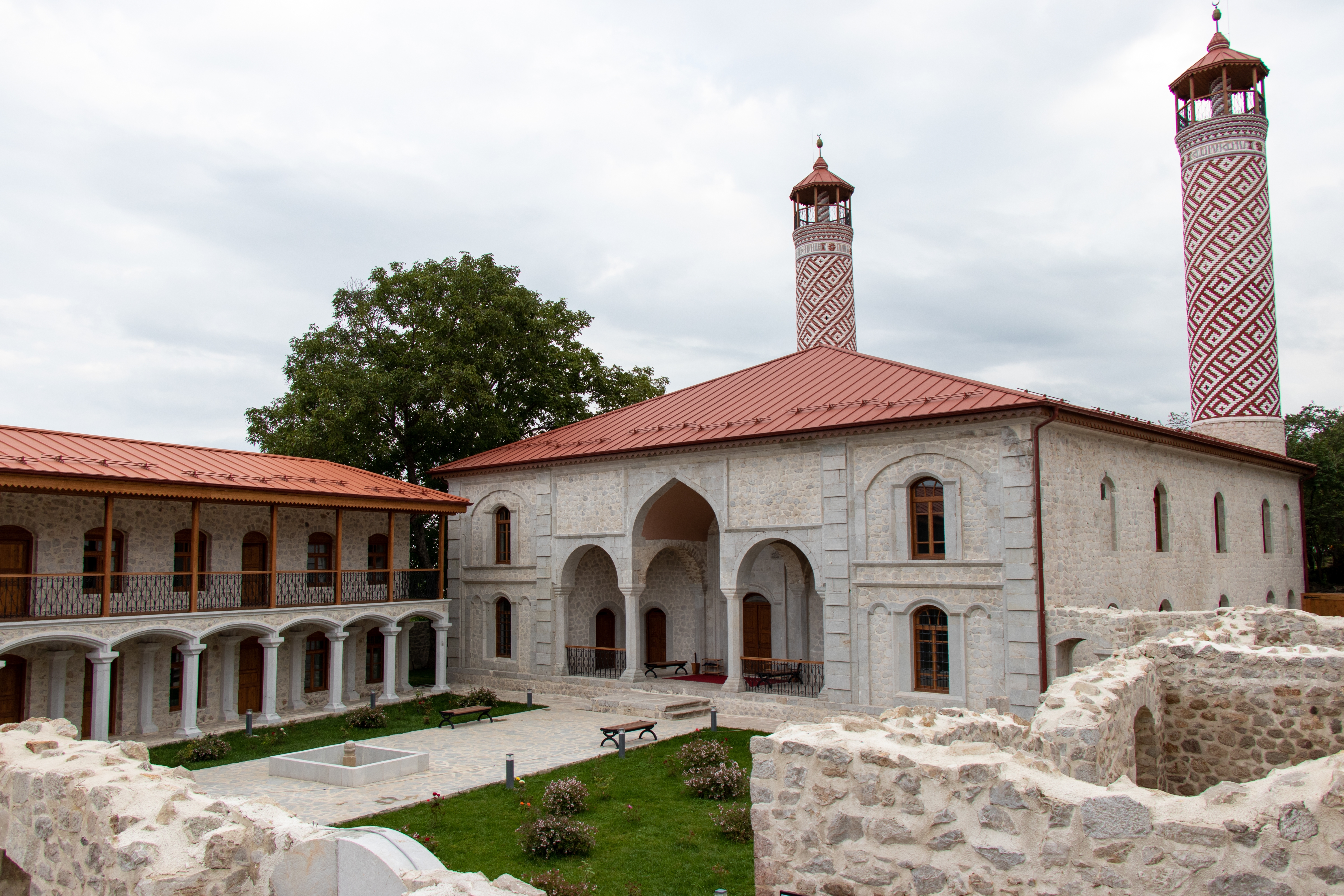 Ashagi Govhar Aga Mosque, Shusha, Azerbaijan
