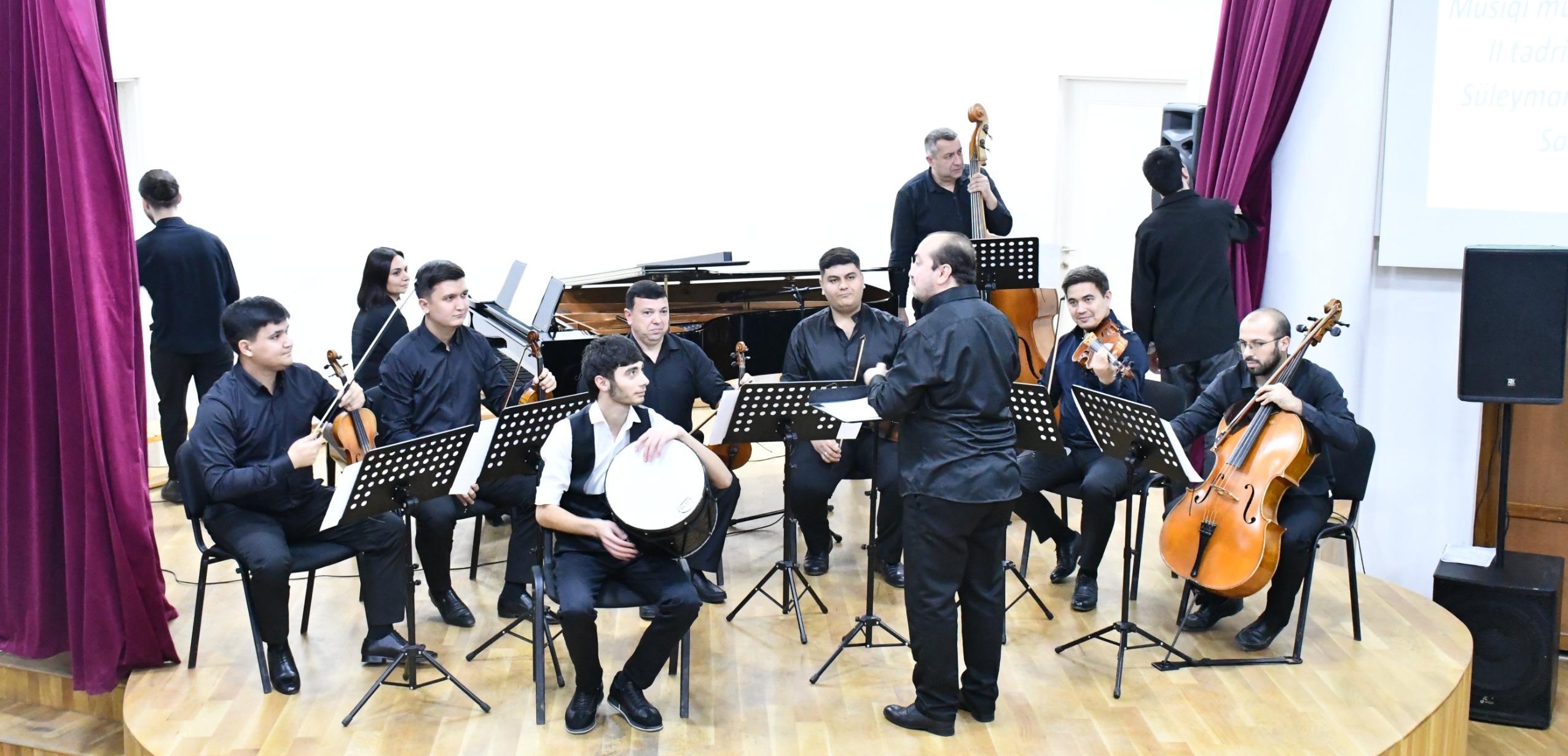 Stage faculty of arts concert